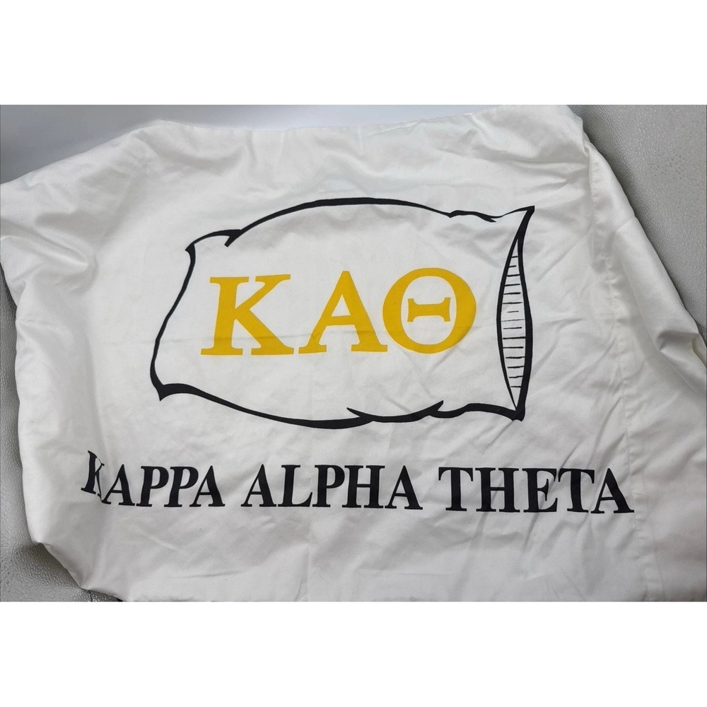 KAO Kappa Alpha Theta full top sheet pillow case Greek Sheets
